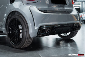 DarwinPRO 2016-2022 Mercedes Benz Smart Fortwo 453 BKSS Style Partial Carbon Fiber Rear Bumper DarwinPRO (BKSS) - image 4