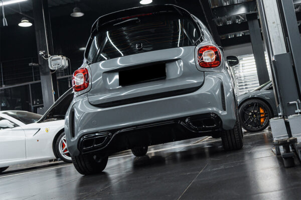 DarwinPRO 2016-2022 Mercedes Benz Smart Fortwo 453 Carbon Fiber Roof Spoiler DarwinPRO (BKSS)