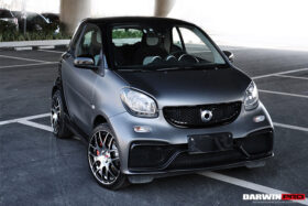 DarwinPRO 2016-2022 Mercedes Benz Smart Fortwo 453 Partial Carbon Fiber Front Bumper DarwinPRO (BKSS) - image 8