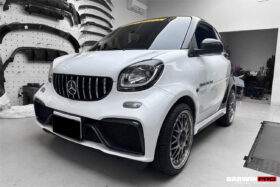 DarwinPRO 2015-2022 Mercedes Benz Smart Fortwo 453 Partial Carbon Fiber Full Body Kit DarwinPRO (BKSS) - image 3