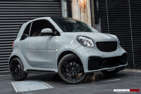 DarwinPRO 2016-2022 Mercedes Benz Smart Fortwo 453 Partial Carbon Fiber Front Bumper DarwinPRO (BKSS) - image 5