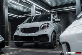 DarwinPRO 2016-2022 Mercedes Benz Smart Fortwo 453 Partial Carbon Fiber Front Bumper DarwinPRO (BKSS) - image 6