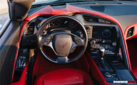 DarwinPRO 2013-2019 Corvette C7 Z06 Grandsport Dry Carbon Fiber Interior Cup Holder Cover Panel Trim - image 6