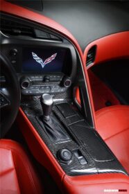 DarwinPRO 2013-2019 Corvette C7 Z06 Grandsport Dry Carbon Fiber Interior Cup Holder Cover Panel Trim - image 8