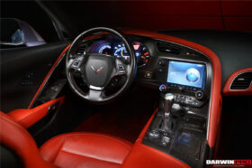 DarwinPRO 2013-2019 Corvette C7 Z06 Grandsport Dry Carbon Fiber Interior Door Handle Molding Cover Trims - image 6