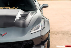 DarwinPRO 2013-2017 Corvette C7 Z51 BKSS Style Carbon Fiber Hood - image 4