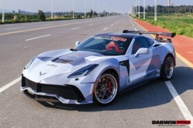 DarwinPRO 2013-2017 Corvette C7 Z51 Carbon Fiber Hood Scoop Vents - image 6
