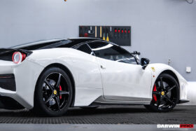DarwinPRO 2010-2015 Ferrari 458 Italia Partial Carbon Fiber Rear Bumper And Fiber Trunk With Tail Light Cover DarwinPRO (BKSS Design) - image 9