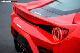 DarwinPRO 2010-2015 Ferrari 458 Italia and Spider Tail Light Cover DarwinPRO (BKSS) - image 9