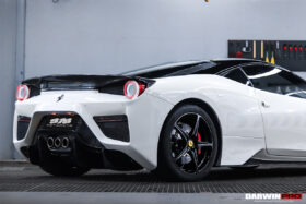 DarwinPRO 2010-2015 Ferrari 458 Italia and Spider Tail Light Cover DarwinPRO (BKSS) - image 3
