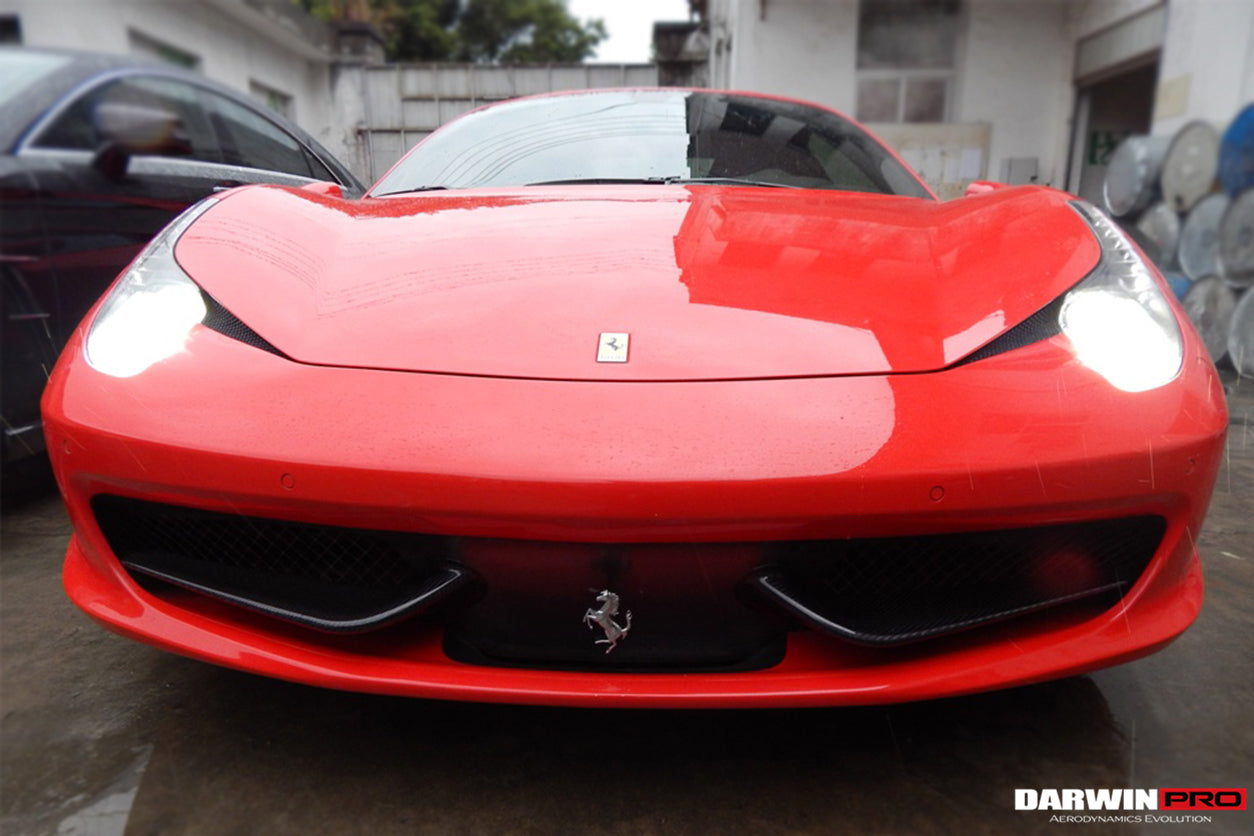 DarwinPro Aerodynamics DarwinPRO 458 Italia and Spider Carbon Fiber Front Canards DarwinPRO (OE) for Ferrari 458 - Image 2