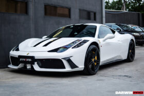 DarwinPRO 2010-2015 Ferrari 458 Italia and Spider Partial Carbon Fiber Front Bumper DarwinPRO ( Speciale Design) - image 4