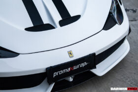 DarwinPRO 2010-2015 Ferrari 458 Italia and Spider Partial Carbon Fiber Front Bumper DarwinPRO ( Speciale Design) - image 5