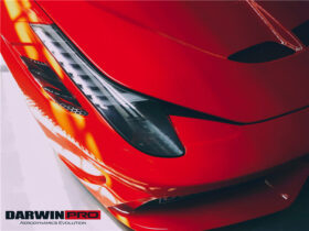 DarwinPRO 2010-2015 Ferrari 458 Italia and Spider Partial Carbon Fiber Front Bumper DarwinPRO ( Speciale Design) - image 8
