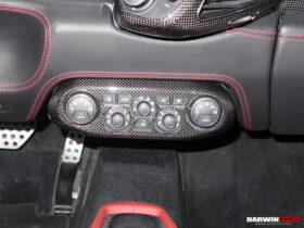 DarwinPro Aerodynamics DarwinPRO 458 Dry Carbon Fiber AC Control Panel Cover DarwinPRO (OE) Fits Italia, Spider, Speciale