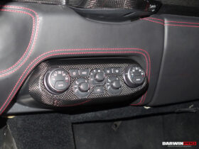 DarwinPro Aerodynamics DarwinPRO 458 Dry Carbon Fiber AC Control Panel Cover DarwinPRO (OE) Fits Italia, Spider, Speciale