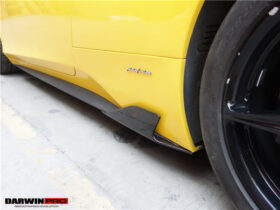 DarwinPRO 2010-2015 Ferrari 458 Italia and Spider Carbon Fiber Side Skirts Canards DarwinPRO ( Speciale Design) - image 9