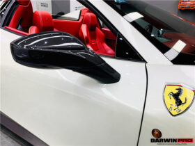 DarwinPro Aerodynamics DarwinPRO 458 Dry Carbon Fiber Mirror Housing Repalcement DarwinPRO (OE) Fits Italia, Spider,