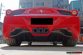 DarwinPro Aerodynamics DarwinPRO 458 Italia Spider Carbon Fiber Rear Diffuser DarwinPRO (OE) for Ferrari 458 - Image 2