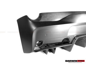 DarwinPro Aerodynamics DarwinPRO 458 Speciale Rear Bumper with Diffuser with Lights for Ferrari 458 - Image 8