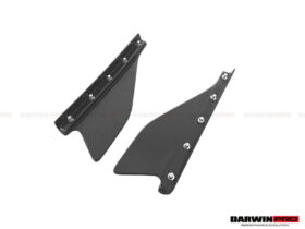 DarwinPRO 2013-2015 Ferrari 458 Speciale Carbon Fiber Side Skirt Canards - image 7