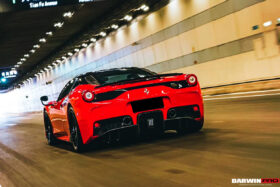 DarwinPro Aerodynamics DarwinPRO 458 Speciale Carbon Fiber Rear Diffuser for Ferrari 458 - Image 3