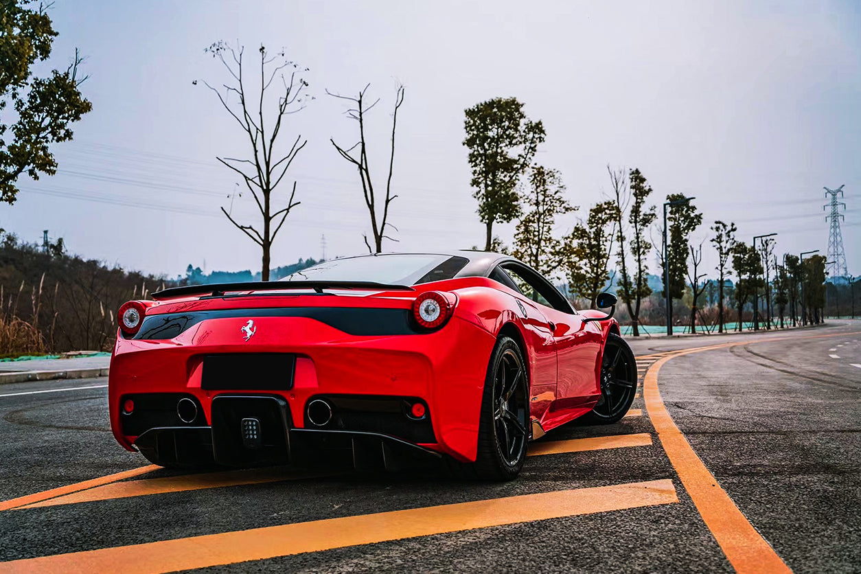 DarwinPRO 2013-2015 Ferrari 458 Speciale Carbon Fiber Rear Diffuser - FF Performance