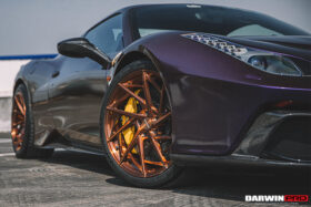 DarwinPro Aerodynamics DarwinPRO 458 Spider BKSS Style Partial Carbon Fiber Full Body Kit for Ferrari 458 - Image 3