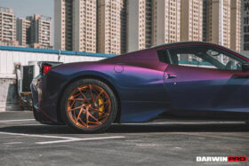 DarwinPro Aerodynamics DarwinPRO 458 Spider BKSS Style Partial Carbon Fiber Full Body Kit for Ferrari 458 - Image 6