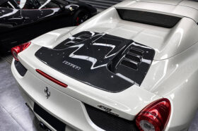 DarwinPro Aerodynamics DarwinPRO 458 Spider Carbon Fiber Engine Hood Replacement for Ferrari 458