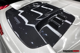 DarwinPro Aerodynamics DarwinPRO 458 Spider Carbon Fiber Engine Hood Replacement for Ferrari 458 - Image 3