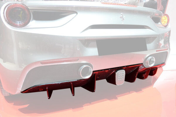 DarwinPRO 2015-2020 Ferrari 488 GTB & Spider Carbon Fiber Rear Diffuser