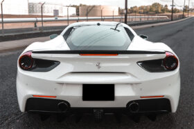 DarwinPro Aerodynamics DarwinPRO 488 GTB Spyder Dry Carbon Fiber Rear Light Satellite Covers for Ferrari 488