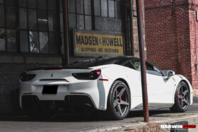 DarwinPro Aerodynamics DarwinPRO 488 GTB Spyder Dry Carbon Fiber Rear Light Satellite Covers for Ferrari 488 - Image 2