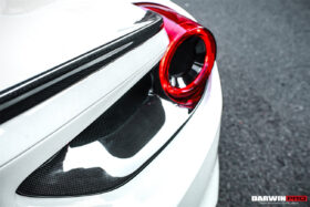 DarwinPro Aerodynamics DarwinPRO 488 GTB Spyder Dry Carbon Fiber Rear Light Satellite Covers for Ferrari 488 - Image 7
