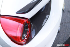 DarwinPro Aerodynamics DarwinPRO 488 GTB Spyder Dry Carbon Fiber Rear Light Satellite Covers for Ferrari 488 - Image 9