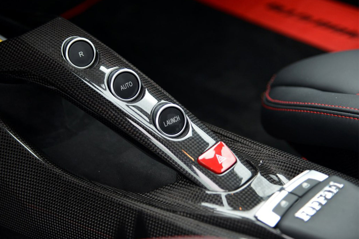 DarwinPRO 2015-2020 Ferrari 488 Dry Carbon Fiber Bridge Control | Fits GTB, Spider - FF Performance