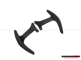 DarwinPro Aerodynamics DarwinPRO Autoclave Carbon Fiber Paddle Shifters DarwinPRO (OE) Fits F8, 488, Pista, 812, GTC4Lusso