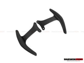 DarwinPro Aerodynamics DarwinPRO Autoclave Carbon Fiber Paddle Shifters DarwinPRO (OE) Fits F8, 488, Pista, 812, GTC4Lusso