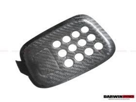 DarwinPro Aerodynamics DarwinPRO 488 GTB & Spider Dry Carbon Fiber Rear Black Light Cover for Ferrari 488 - Image 3
