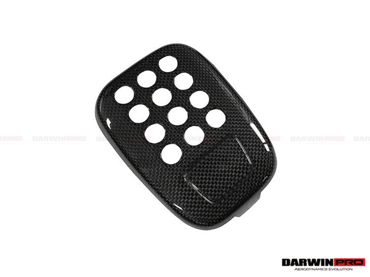 DarwinPro Aerodynamics DarwinPRO 488 GTB & Spider Dry Carbon Fiber Rear Black Light Cover for Ferrari 488 - Image 2
