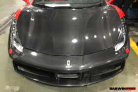 DarwinPro Aerodynamics DarwinPRO 488 GTB & Spider Carbon Fiber Hood for Ferrari 488 - Image 2
