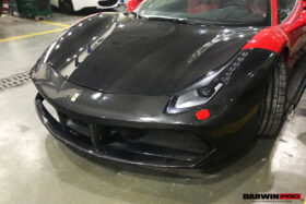 DarwinPro Aerodynamics DarwinPRO 488 GTB & Spider Carbon Fiber Hood for Ferrari 488 - Image 3