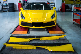 DarwinPro Aerodynamics DarwinPRO 488 GTB & Spider Side Skirts for Ferrari 488 - Image 4