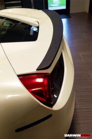 DarwinPro Aerodynamics DarwinPRO 488 GTB BKSS Style Carbon Fiber Trunk Spoiler for Ferrari 488 - Image 5