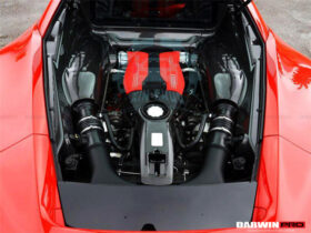 DarwinPro Aerodynamics DarwinPRO Dry Carbon Fiber Airbox DarwinPRO (OE) Fits F8, 488, Pista for Ferrari F8 - Image 2