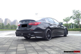 DarwinPRO 2014-2017 Infiniti Q50 Sedan EAU ROUGE Style Rear Bumper - image 10