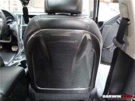 DarwinPRO 2014-2022 Infiniti Q50 Sedan Dry Carbon Fiber Seatback Replacement - image 4