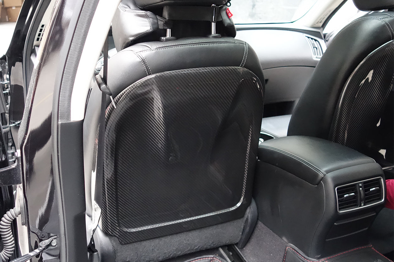 DarwinPRO 2014-2022 Infiniti Q50 Sedan Dry Carbon Fiber Seatback Replacement