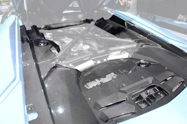 DarwinPRO 2013-2016 Lamborghini Aventador LP700 Roadster Carbon Fiber Engine Bay Panels Repalcement